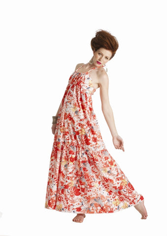 Summer Maxi or Mini Printed Dress