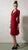 Outsider Wrap Dress - Red