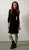 Outsider Long Sleeve Merino Pencil Dress - Black
