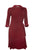 Outsider Wrap Dress - Red