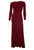 Outsider Long Sleeve Merino Maxi Dress - Red