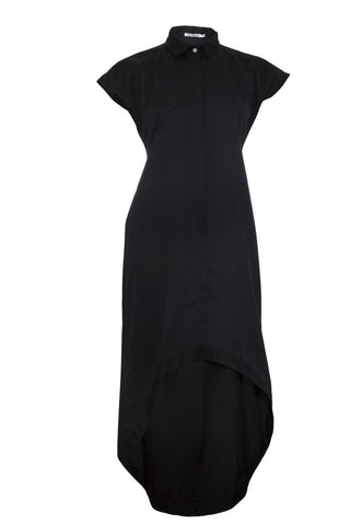 Outsider - Maxi Shirt Dress - Black