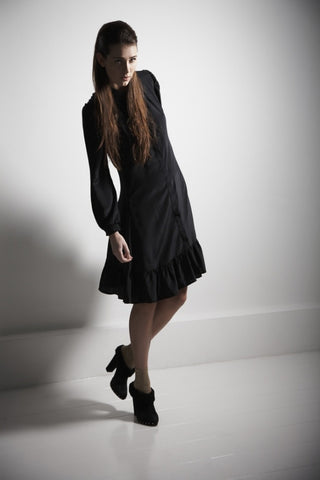 Silk Shirt Dress
