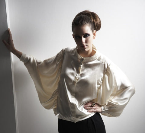 Silk Draped Shirt